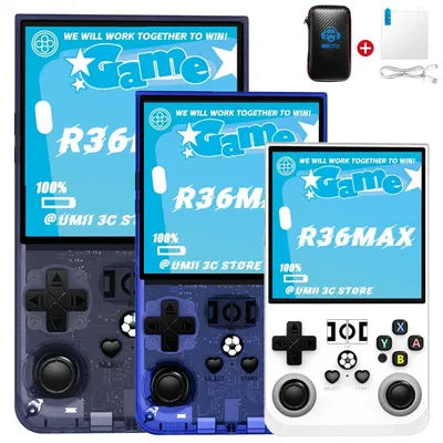 R36MAX Open Source Retro Handheld AISLPC Game Console 18000+ gaming Portable Pocket Video Game Player On the Go Retro Fun