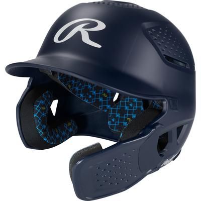 Rawlings RX2 Reverse Matte Senior Batting Helmet Navy