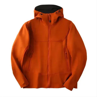 Graphene autumn and winter couple plush three-proof outdoor soft shell jacket men's and women's jacket casual commuting