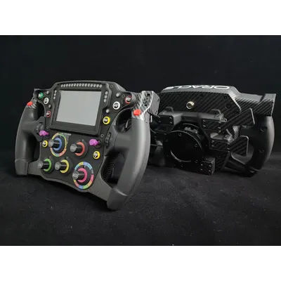 PC FORMULA Game Steering Wheel Racing Game Simulator with 4.3-inch Touchable High-Definition Screen For Fanatec SIMAGIC MOZA