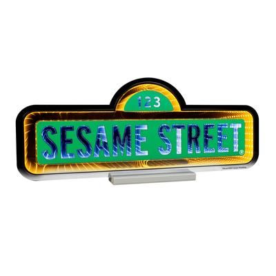 Sesame Street Sign Ekkolight 24"L by Melrose in Yellow White (Size OS)