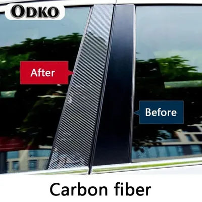 6 pièces pilier de voiture postes fenêtre moulage couverture garnitures décoration autocollants noir pour Hyundai IX35 Tucson 2010 2011 2012 2013 2014 2015