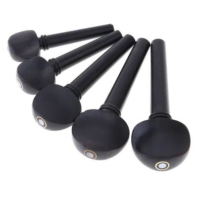 Ebony Violin Tuning Pegs Regular Type 1/8 & 1/4 & 1/2 &3/4 & 4/4 Size