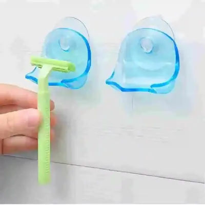 Suction cup shaver holder plastic manual shaver needs to be planing holder bathroom storage