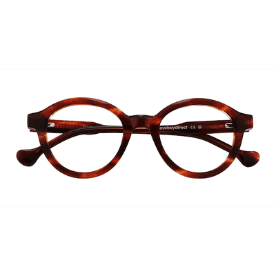 Unisex s round Tortoise Acetate,Eco Friendly Prescription eyeglasses - Eyebuydirect s Chadwick