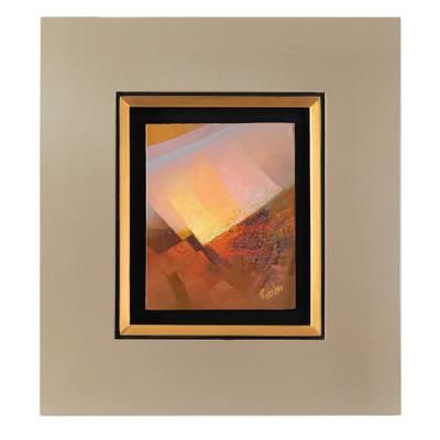 'Landscape-Inspired Modern Abstract Framed Oil Painting'