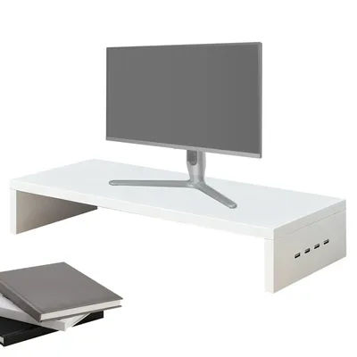 Monitor riser equipped with 4 USB ports Office Printer Stand Computer Monitor Riser for computer monitors Printer Screen