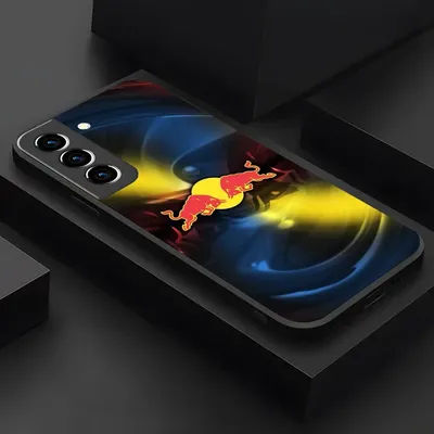 Fashion Red Logo B-BullS Mouse Pad For Samsung Galaxy A21 Plus S22 A53 A24 A34 A54 A52 M54 Note 10 20 Ulitra FE Back Cover