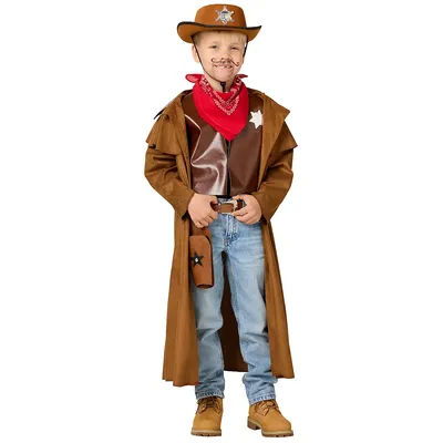 Déguisement pour enfant "Wild West", marron