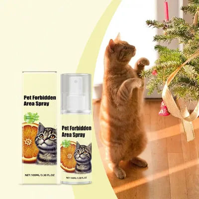 100ML Cat Deterrent Spray, Cat Spray Anti-Scratch For Furniture, Sofas, Curtains, Plants, Non-Alcohol Behavior Training Aid