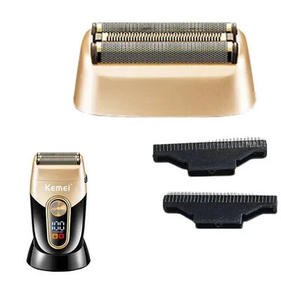 Original Replacement Blade Foil & Cutter Head Fit For Kemei KM-3209 Electric Shaver Net Shaving Razor Parts Accessories
