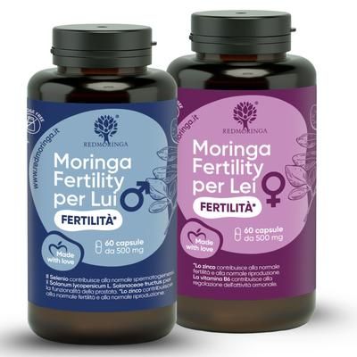 RedMoringa FERTILITÀ PER LUI E LEI 1 mese 100 g Capsule