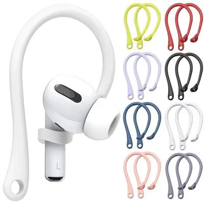 1 paires de crochets d'oreille Anti-perte pour Apple AirPods 1 2 3 4, crochet d'oreille Anti-chute en Silicone pour Airpods Pro, crochets pour écouteurs sans fil