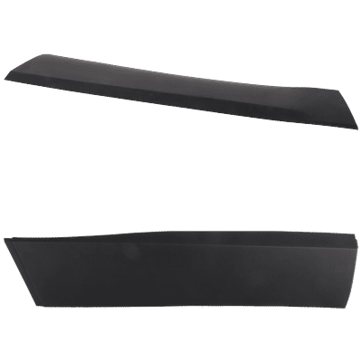 Replacement Door Molding & Beltlines Textured Black, Front Rear, Passenger Side, 1-year unlimited-mileage warranty SET-RJ49090007-A