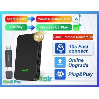 Wireless Adapter For CarPlay And Android Auto 5.0 2air Version