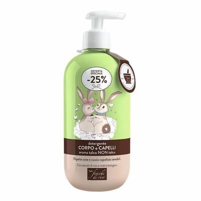 Fiocchi di Riso Detergente Corpo e Capelli Talco Non 400 ml