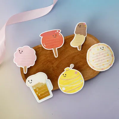 Summer Limited Edition Planner Creative Stickers Healing Style Sealing Stickers Reward Adhesive Stickers Gift Packaging [Decorative Stickers] 120 Stickers/Roll