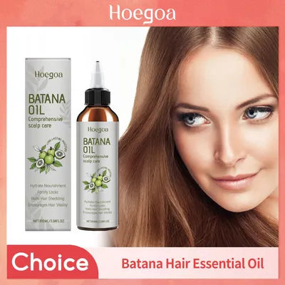 Batana Oil Dense Hair Serum Anti Hair Loss Promote Growth Smooth Strengthen Hair Root Nourishment Scalp Hair Regrowth Products