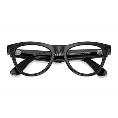 Unisex s horn Black Plastic Prescription sunglasses - Eyebuydirect s Ray-Ban Meta Skyler (Gen 2)