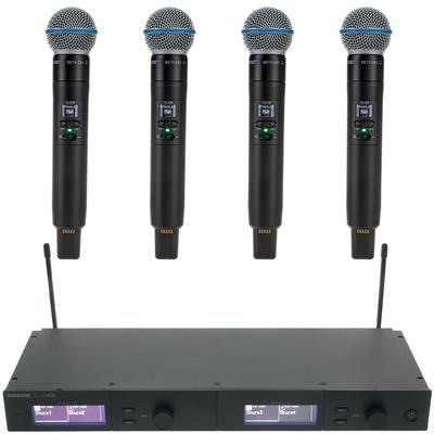 Shure SLXD4Q+E Beta58 G59 Bundle