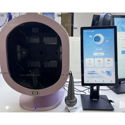 3D Facial Skin Analyzer Machine Scalp Analyzer Multi-Language 15.6 Inch Facial Skin Analysis Scanner AI Skin Analyzer Machine