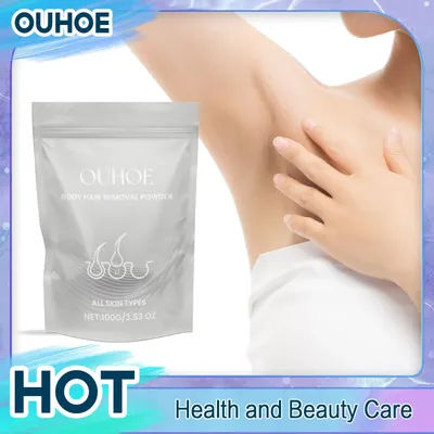 Body Hair Removal Powder Powerful Armpit Legs Arms Epilator Painless Depilatory Clean Hair Growth Inhibitor Woman Men Body Care