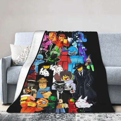 Forsaken Character Flannel Blanket Winter Warm Soft Throw Blanket for Children Home Decor Print Bedspread Sofa Bed Cover