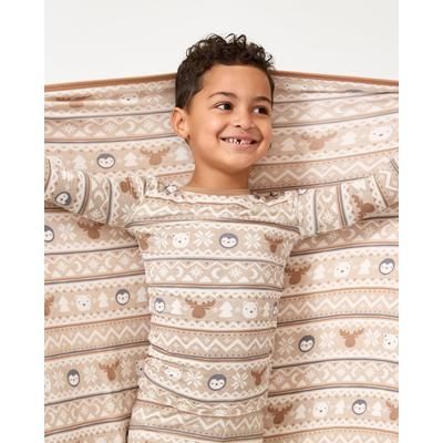 Frosty Fair Isle L Cloud Blanket - OSFA
