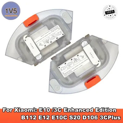 Original 2 in 1 Water Tank Dust Box For Xiaomi Mijia E10 E12 B112 Robot Vacuum Cleaner with FilterHepa Filter Spare Parts
