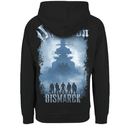Bismarck 'Bound By Iron and Blood' Hoodie Heavy Metal Band Sabaton Sweatshirt Men Women Oversized Y2k Fleece Warm Tracksuit Coat