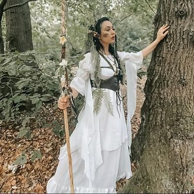 Retrò Vintage Medievale Rinascimento Vestito Mascherata Abito ispirato alla Reggenza Vichingo Straniero Vichinghi Taglie Forti Elfico Costume Per donna Celtico Costumi da pirata Fantasia Mascherata