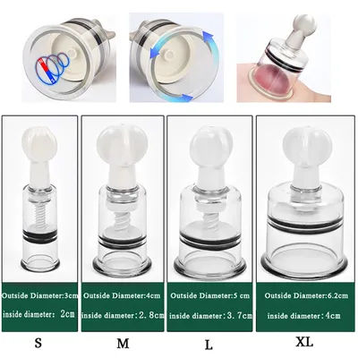Vacuum Suction Cupping Cup Enhancer Massage Vacuum Cans Plastic Enlarger Suction Enlarger Body Massager Physiotherapy Cups