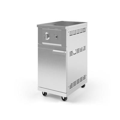 NewAge Outdoor Kitchens Stainless Steel Platinum Side Burner with Cart and Casters