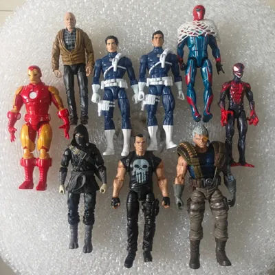 Hasbro SuperheroAction Figures Bulk Lot (8 Heroes) - Cheap 6-Inch Superhero Toys for Collection/Gift
