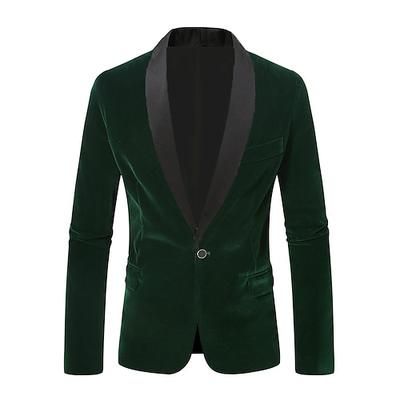 Retrò Vintage Anni Ruggenti Anni 1920 Smoking Completi Blazer Lunghe Il grande Gatsby Gentiluomo Tinta unica Costume Per uomo Costume di Carnevale Carnevale Capodanno Cocktail party Festa a Tema
