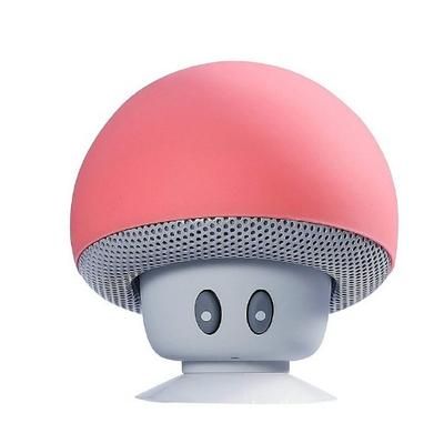 Mushroom Shape Cute Cartoon Bluetooth Speaker, Mini Dustproof Suction Cup, Birthday Gift For Kids And Women black