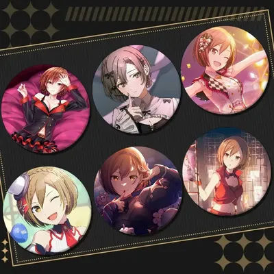 Game M-MEIKO Photo Badges Pins Lapel Pins Hat Pins Brooches Gifts Decor Backpacks