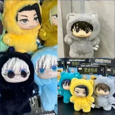 New kawaii Jujutsu Kaisen Vinyl Face Doll Action Figure Backbag Pendant Toys Christmas Gift Dolls Accessories