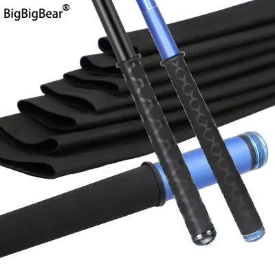 1~10p Non Slip Heat Shrink Tube 15 18 20 25 30 40 50 60mm Bicycle Handle Protector Waterproof Cover Anti Skid Fishing Rod Wrap