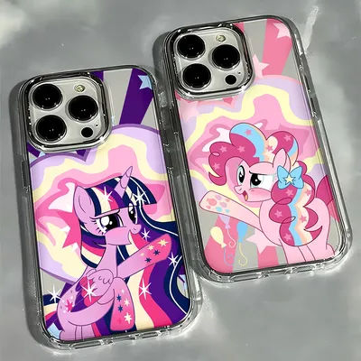 Coque de téléphone dessin animé mon petit poney, étui Transparent pour iPhone 17 16e 16 15 14 13 12 11mini Pro Max X XR XSMAX 8 7 Air Plus