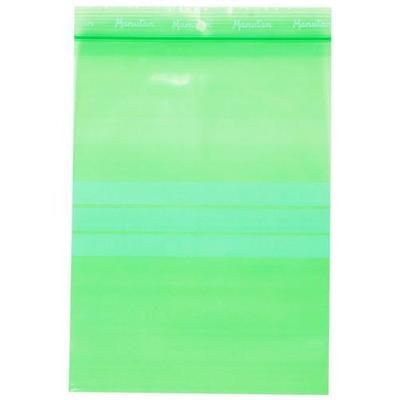 sachet zip recyclé - vert 100µm - 230x160mm - manutan expert