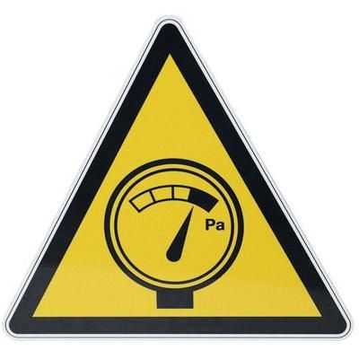 Panneau Danger - Haute Pression - Aluminium - 200 Mm - Manutan Expert