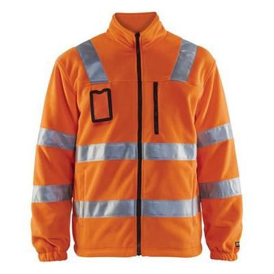 Veste Polaire Haute Visibilité Orange Fluorescent Taille L - Blaklader