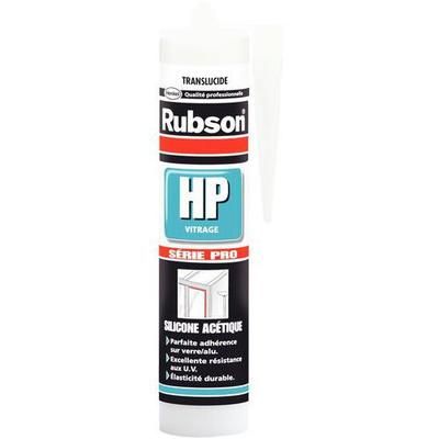 mastic spécial vitrage hp - translucide - rubson
