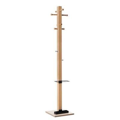Porte Manteaux En Bois Massif Easycloth Modèle B Noir - EasyCloth