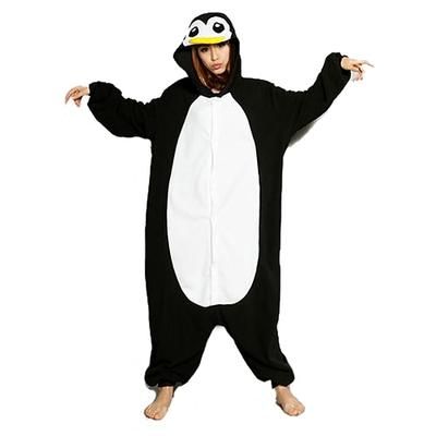 Pigiama Kigurumi Costume di fantasia Costume tutina Fantasia animale Pinguino Cartone animato Caldo Pigiama Costume Divertente Adulti Unisex Uomini e Donne Halloween Carnevale Feste Performance