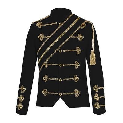 Retrò Vintage Rococò Cappotto Mascherata Giacca da circo Lunghe Principe Aristocratico Costume Per uomo Carnevale Mascherata Evento / Festa Adulti Cappotto Autunno Inverno