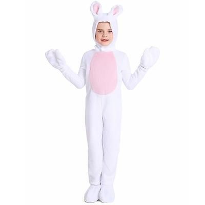 Costume da band di animali Costume di Carnevale 2026 Pigiama Kigurumi Costume di fantasia Costume tutina Coniglio Coniglietto Carino Con cappuccio Pile Bambini Ragazzi Ragazze Carnevale Pasqua