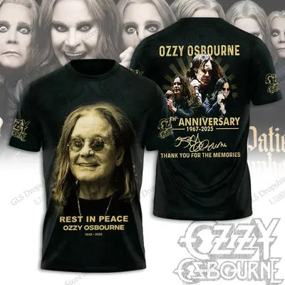Hommes T-shirt groupe de Rock Ozzy Osbourne impression 3d T-shirt hauts femmes grande taille hauts t-shirts été T-shirt enfants vêtements Album 2025 nouveau