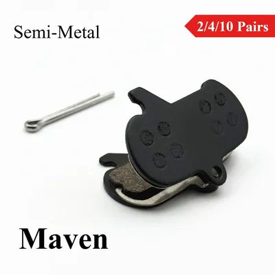 Semi-Metal, 2/4/10 Pairs Mountain Bike Disc Brake Pads for Sram Maven ULT/SLV/BRZ/BSE Hydraulic Caliper